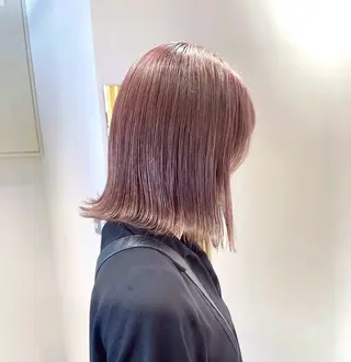 ミディアム カラー 参戦ヘア/艶カラー/ オタク美容師すみねのヘアスタイル
