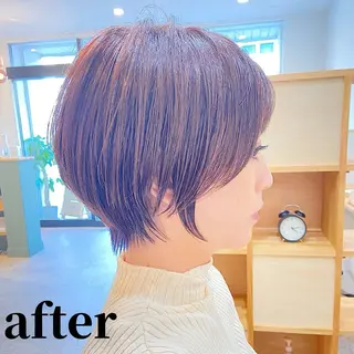 ショート ショート/縮毛矯正 /白髪染め/YUUのヘアスタイル