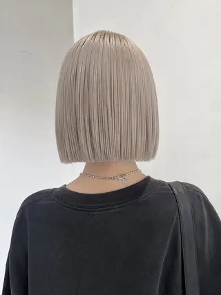 カラー 💖ブリーチ縮毛矯正 髪質改善💖ケンシンのヘアスタイル