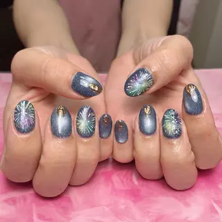 ミディアム hs nail salonのネイルデザイン