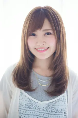ロング カラー 長田 広樹のヘアスタイル