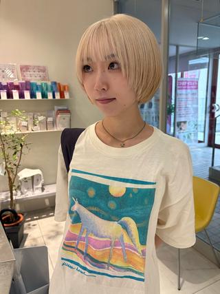 ショート カラー 浅野 匠のヘアスタイル
