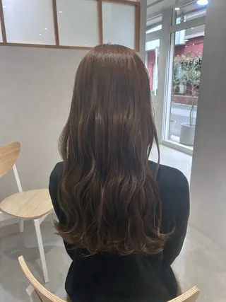 ロング Mao 🎀bob 赤み撃退🌿艶カラーのヘアスタイル