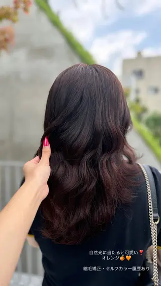 カラー 中村 真珠のヘアスタイル