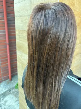 ミディアム カラー 楓🍁/髪質改善💎 /透明感カラー🔮のヘアスタイル