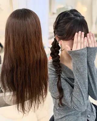 セミロング ヘアアレンジ 梅田茶屋町ヘアセット 🎀RIONA🎀のヘアスタイル