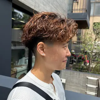 カラー パーマ メンズ 【メンズ特化】 イマダナツミのヘアスタイル