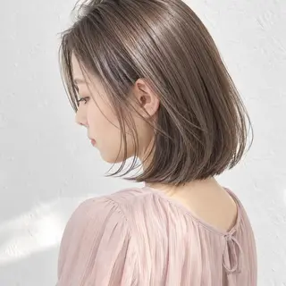 ミディアム カラー りんか/高槻/ モデル募集中のヘアスタイル