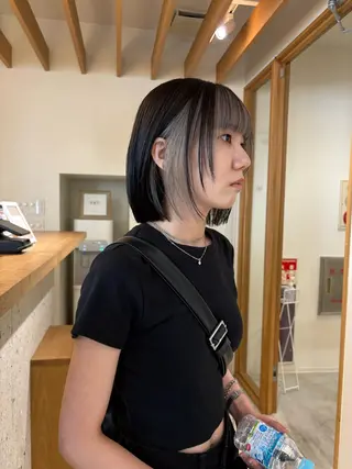 ショート 似合わせカットカラー りおなのヘアスタイル