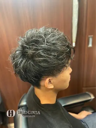 ショート パーマ 【パーマ指名No1】 浅野空人のヘアスタイル