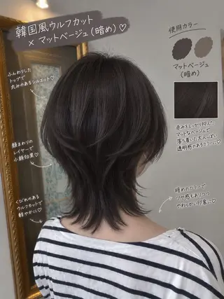 ショート カラー 🫧おおにし みか🫧のヘアスタイル