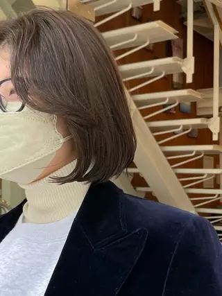 カラー 藤本豪海 モニターモデル募集のヘアスタイル