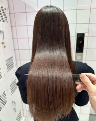ロング ✨縮毛矯正✨レイヤー ホウダカズヒロのヘアスタイル