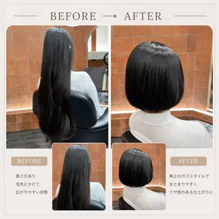 ショート もっと自分を好き になる艶感✂︎渡邊のヘアスタイル