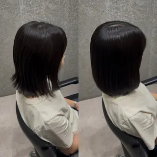 セミロング 髪質改善ヘアケア 艶髪特化/上田のヘアスタイル