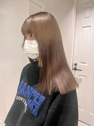 セミロング カラー カンナ【Y2Kネイル /コーンロウ】のネイルデザイン