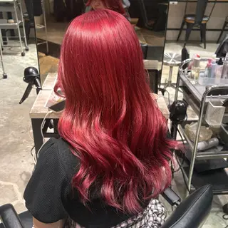 ロング カラー ヘアアレンジ 🫧ハイトーン×艶 カラー🫧 Rionのヘアスタイル