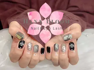 ネイル Hana Bloom Nail💜Akiのネイルデザイン