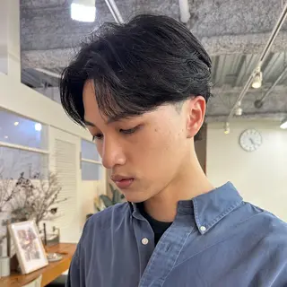 ショート パーマ メンズ JINKIメンズ特化 メンズカットパーマのヘアスタイル