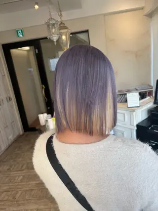 ショート 凜｜縮毛矯正・ボブ・ 透明感カラー・eyeのヘアスタイル