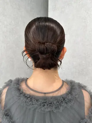 セミロング ヘアアレンジ 韓国レイヤーカット/ 艶カラー/ noaのヘアスタイル