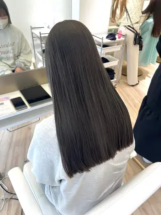 ロング カラー NANO/ ブリーチ×レイヤーのヘアスタイル