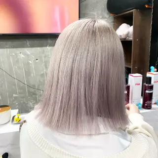 カラー Seleneコウキ ブリーチ/ハイトーンのヘアスタイル