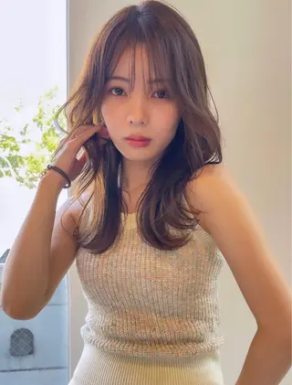 セミロング BRIDGE あきらのヘアスタイル