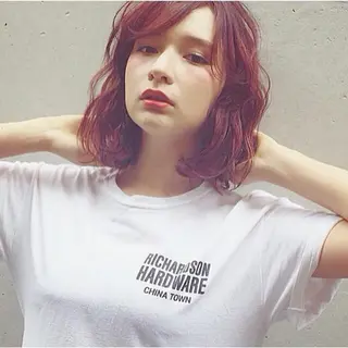 セミロング 透明感カラー🌿ボブ ✨飛田 ケイのヘアスタイル