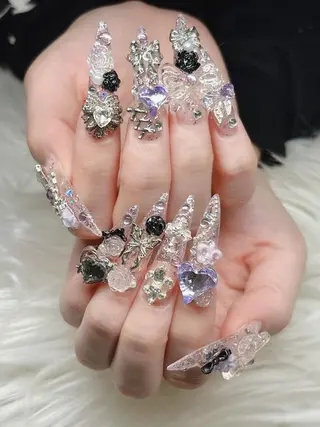 ネイル Lee Nails チップ長さだし専門店のネイルデザイン