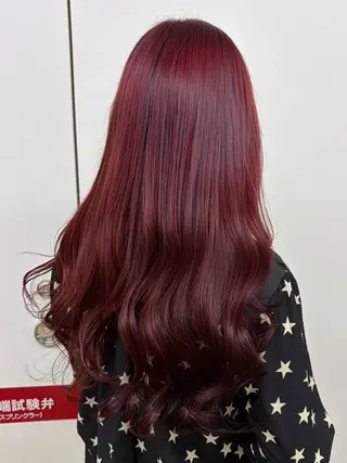 ロング カラー 🎀ブリーチなし ピンク🎀sakiのヘアスタイル
