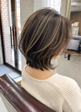 ミディアム カラー Lien 深井店のヘアスタイル