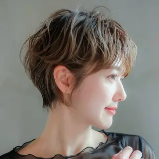 ショート パーマ ✨カット、パーマ 期間限定無料✨　大智のヘアスタイル