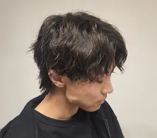 ショート パーマ メンズ 【イケメン風パーマ】 SHOFYのヘアスタイル