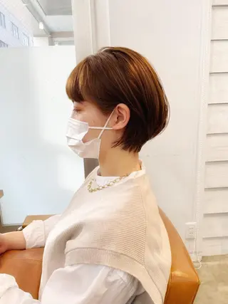ショート 👑銀座ショート/ 絶壁補正/金子涼👑のヘアスタイル