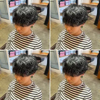 ショート パーマ メンズパーマ特化 望月謙二郎のヘアスタイル
