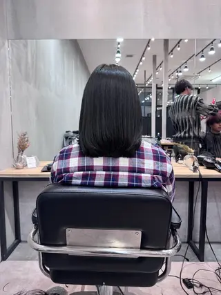 ミディアム 赤羽根 周のヘアスタイル