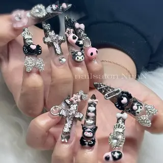 ネイル NuaN ミニモ停止中のネイルデザイン