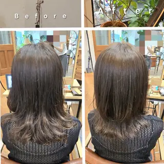 ミディアム 銀座knoll🌿 【平日朝限定cut】のヘアスタイル