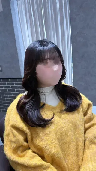 セミロング あい❤︎ /韓国巻き/レイヤーのヘアスタイル