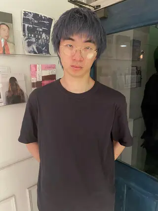 ショート カラー メンズ musiiik ryukiのヘアスタイル
