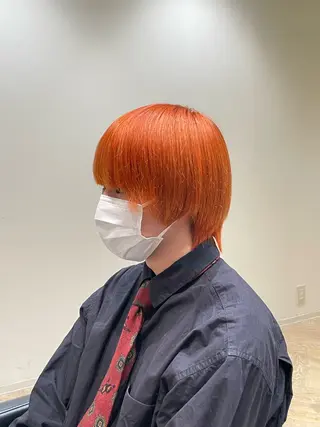 ショート カラー メンズ 関根 萌花のヘアスタイル
