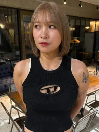 ブリーチ矯正髪質改善 ✨オオエタクミのヘアスタイル