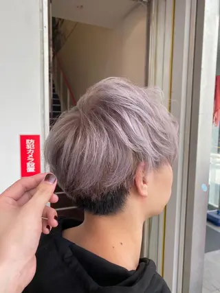 メンズ ゆぴ☾‪/推しカラー /ハイトーンのヘアスタイル
