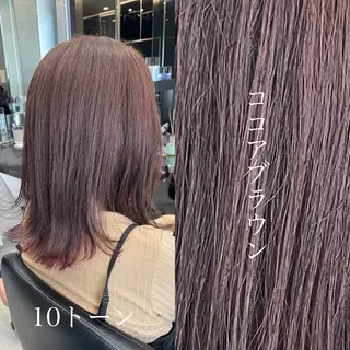 ミディアム 似合わせカット 迫留由弥のヘアスタイル