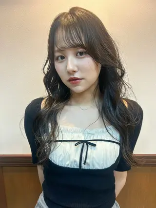 ロング カラー ヘアアレンジ Masaki レイヤーカットのヘアスタイル