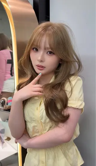 ロング カラー レイヤーダブルカラー KYONのヘアスタイル