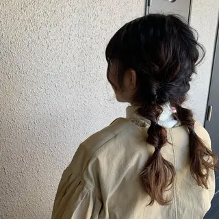 セミロング ヘアアレンジ chouette/ 根本優希のヘアスタイル