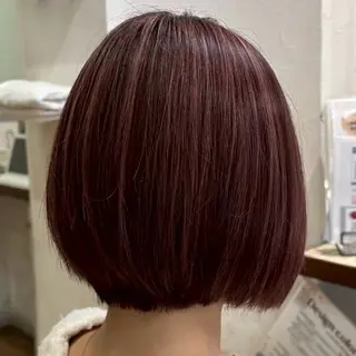 ショート カラー 縮毛矯正/ワンカラー モデル募集🫧田村のヘアスタイル