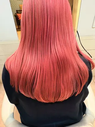 ロング カラー ️ちば🩵JILLE 恵比寿 透明感カラーのヘアスタイル